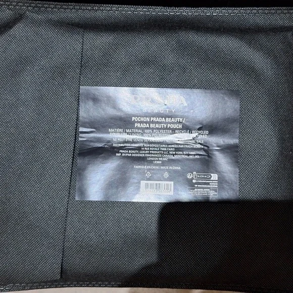 Prada Beauty Pouch Drawstring Light Green Dust Bag . - Picture 12 of 13